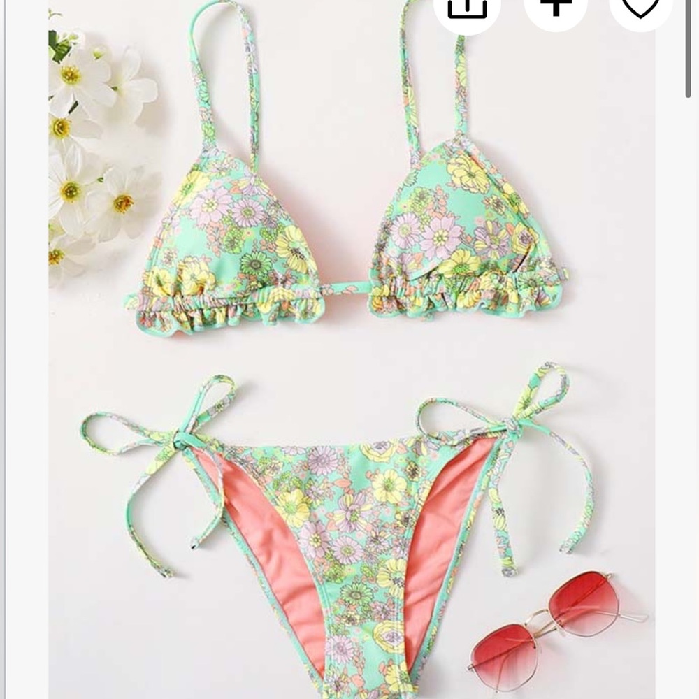 Floral Tie Up Bikini NEW